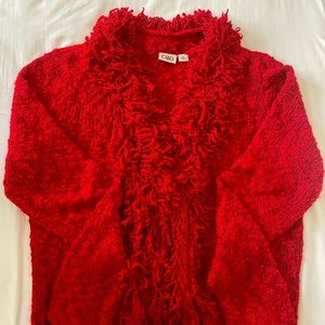 Red lightweight sweater